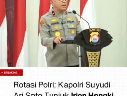 Kapolri Suyudi Ario Seto Rotasi 19 Kapolda Sehari Usai Dilantik!