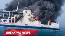 BREAKING NEWS HARI INI! KAPAL PENUMPANG KMP BATUMANDI TERBAKAR DI SELAT SUNDA!